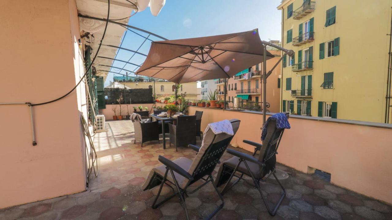 Apartamento Sole, Terrazza, Centro Citta E Wi-Fi Veloce! Génova Exterior foto